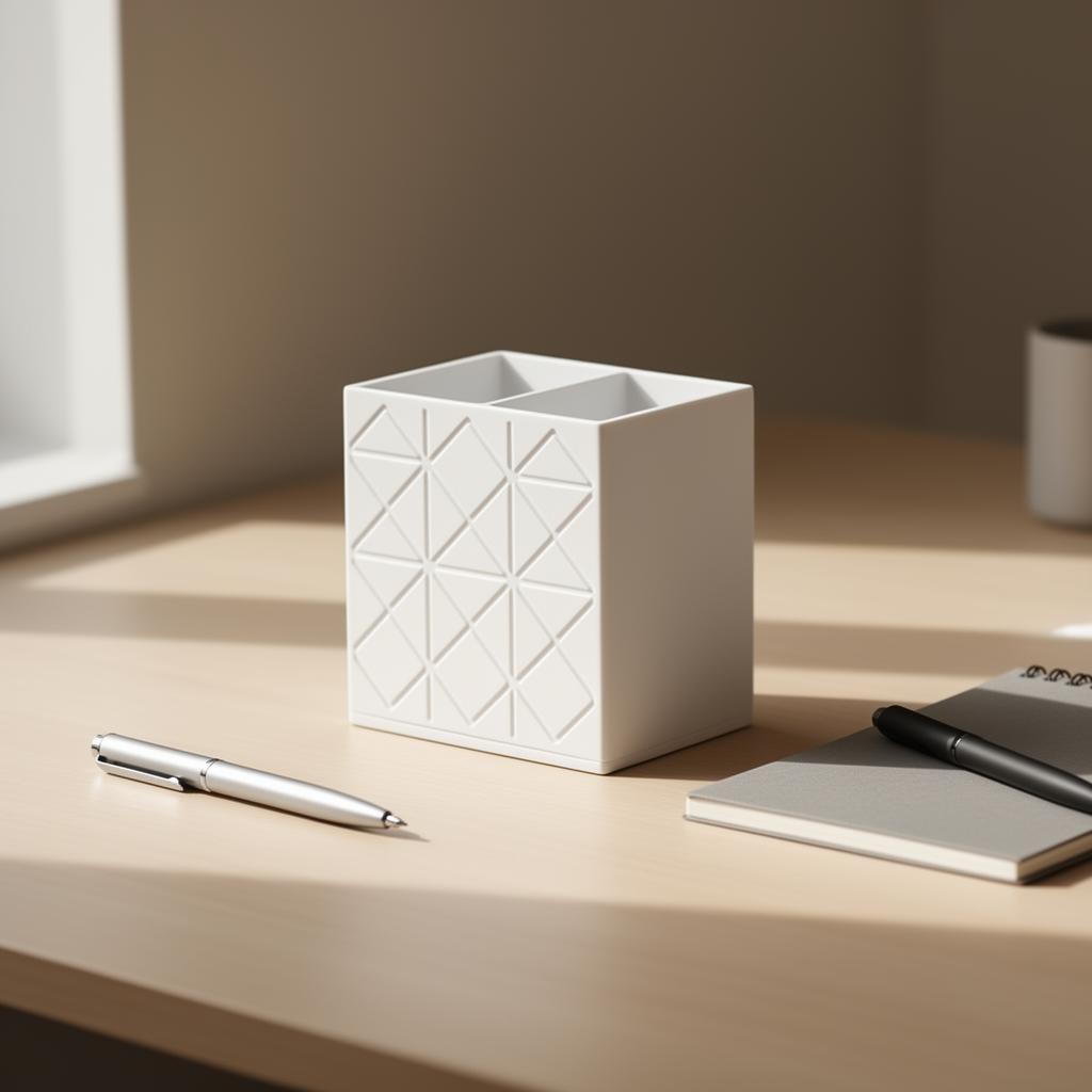 Schreibtisch-Organizer – Weiß